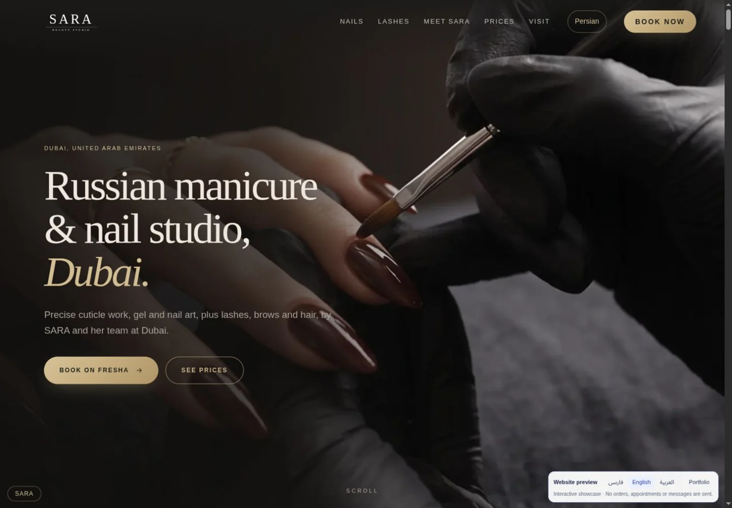 SARA · Beauty Studio