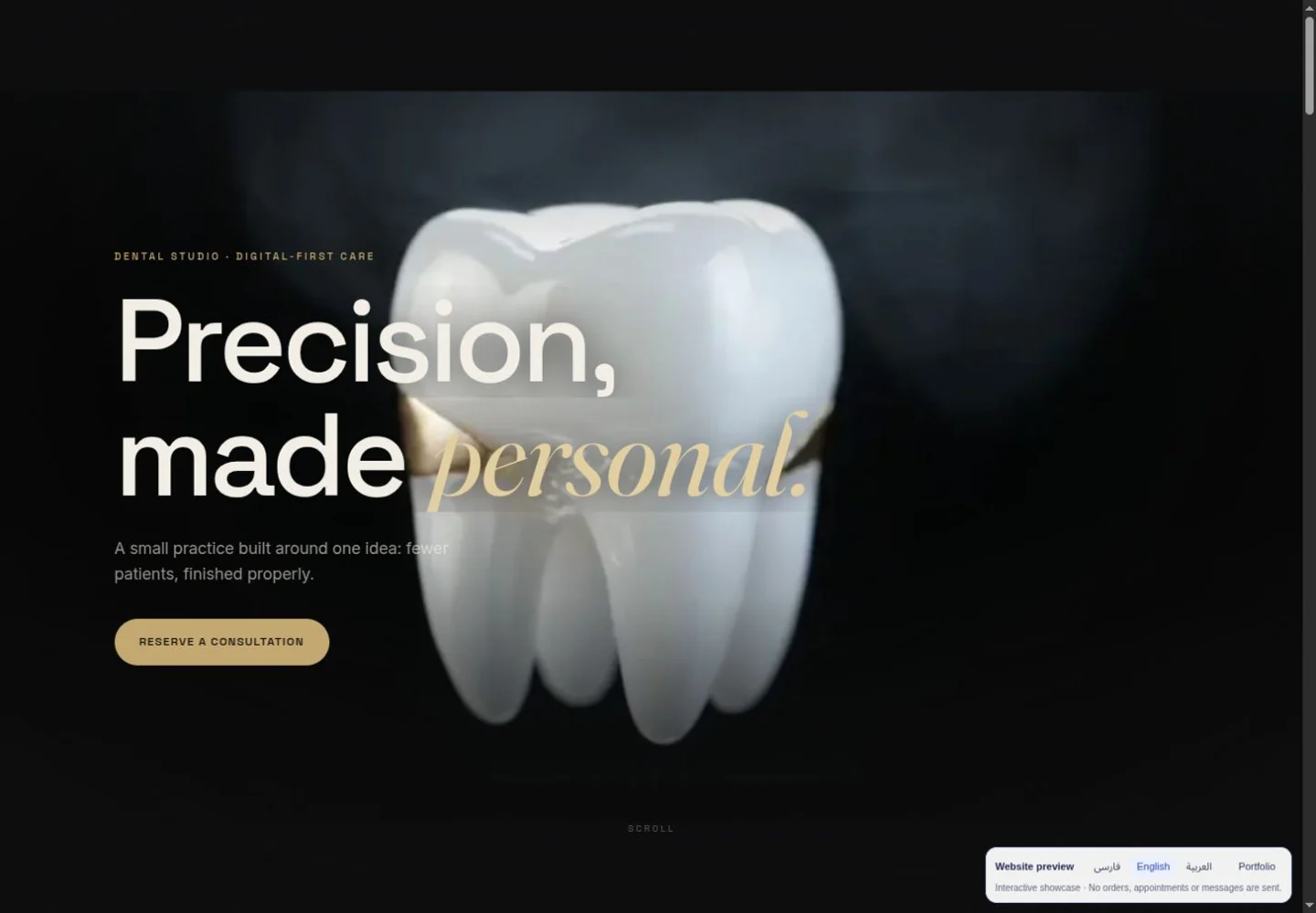 SARA · Dental Studio