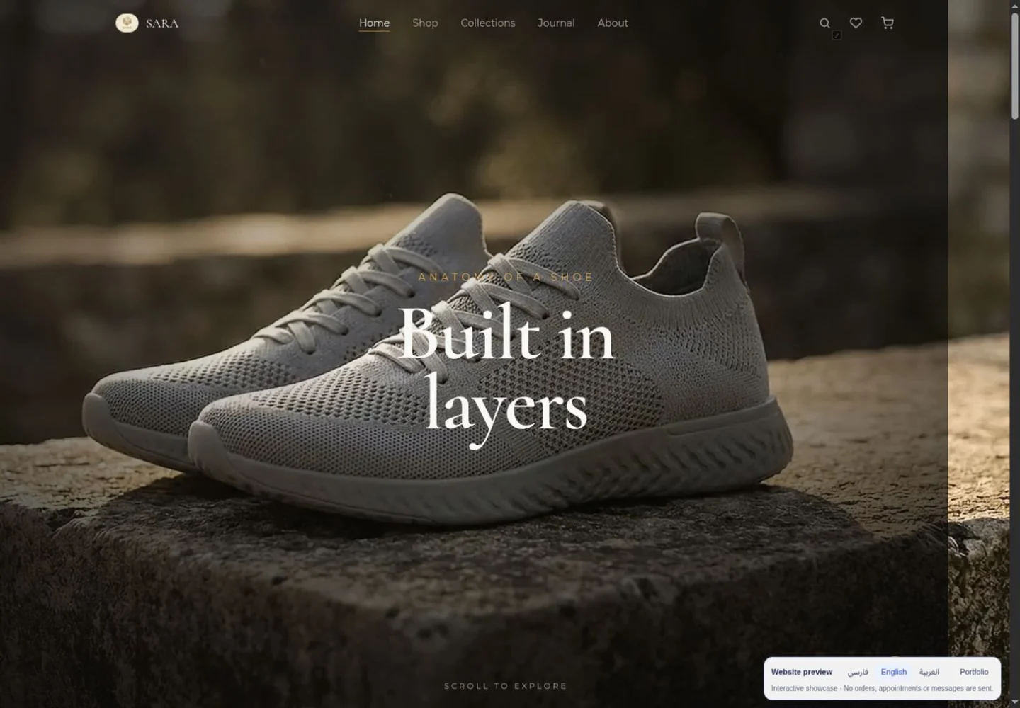 SARA · Sneaker Store